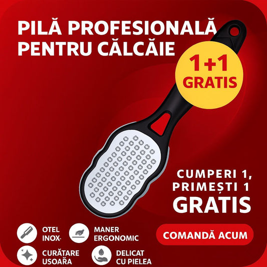 Pila profesională pentru călcâie - 1+1 GRATIS - Cea mai bună ofertă